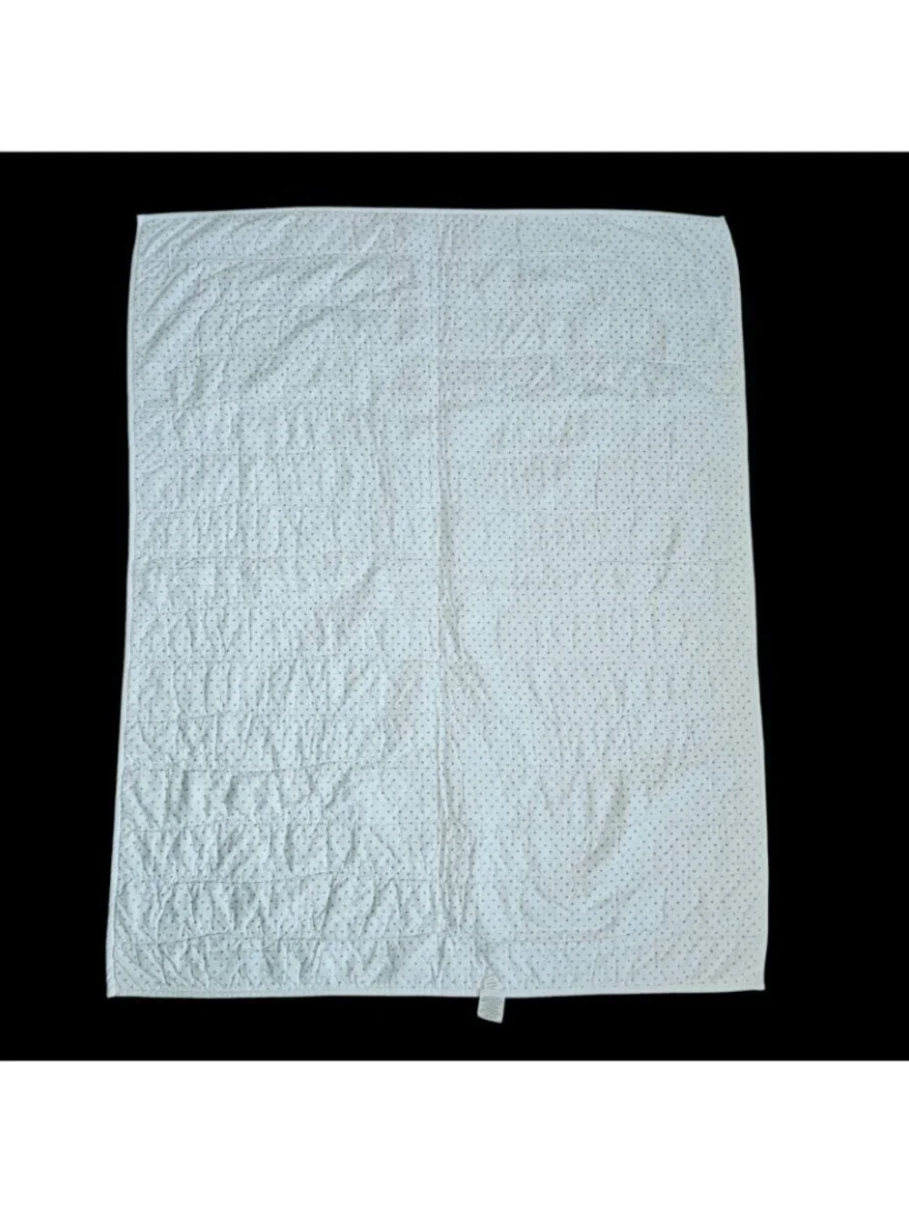 Circo Baby Blanket I Love You Gray White Quilted Polka Dot Cotton Target‎ 2015